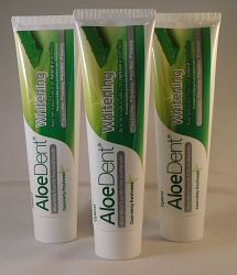 Aloe Dent, Aloe Vera Whitening Toothpaste 100ml Three Tubes