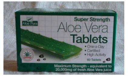 Aloe Pura Aloe Vera Super Strength Aloe Vera Tablets (60)