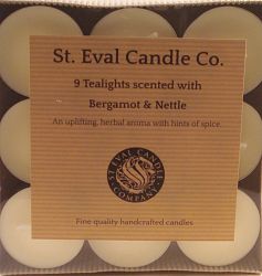 Bergamot & Nettle Scented Tealights (9)