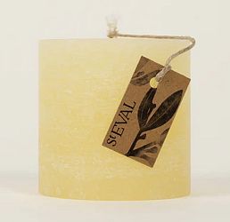 Bay & Rosemary Scented Pillar Candle 3 x 3