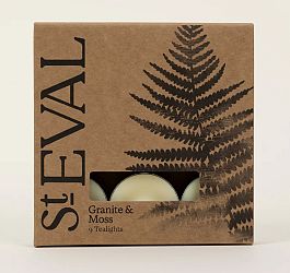 Granite & Moss Scented Tealights (9) two packs