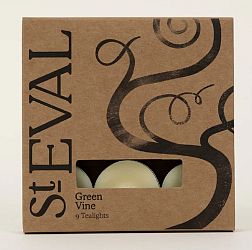 Green Vine Scented Tealights (9) Two Packs
