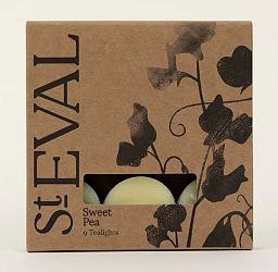 Sweet Pea Scented Tealights (9) Two Packs
