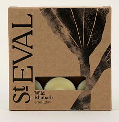 Wild Rhubarb Scented Tealights (9) Two Packs